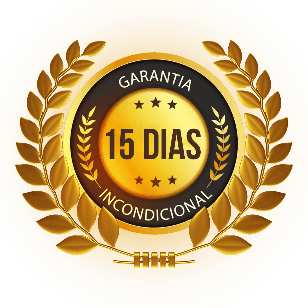 Selo de garantia incondicional de 15 dias